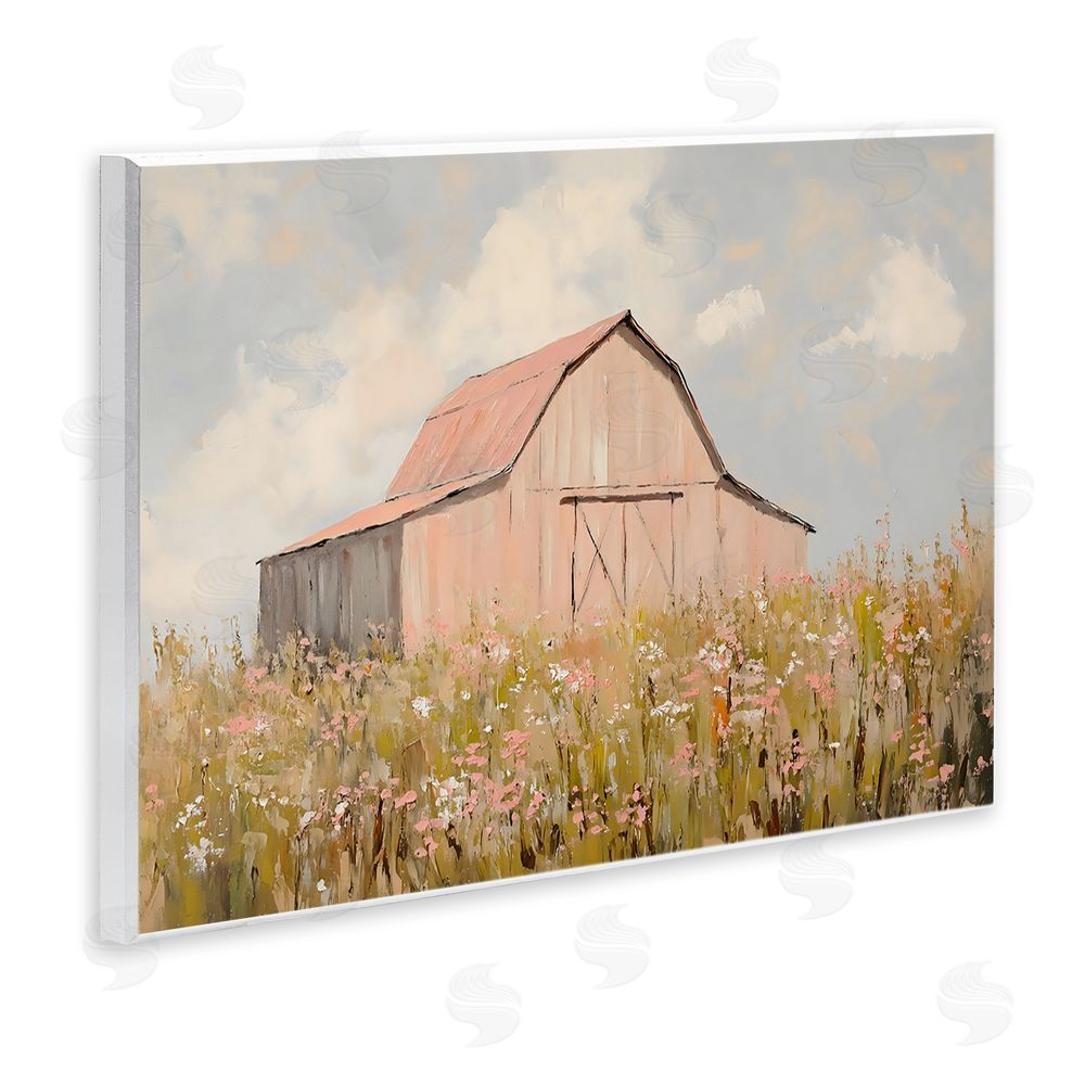 Franklyn Gregory Blush Pink Barn Wall Plaque Art Print