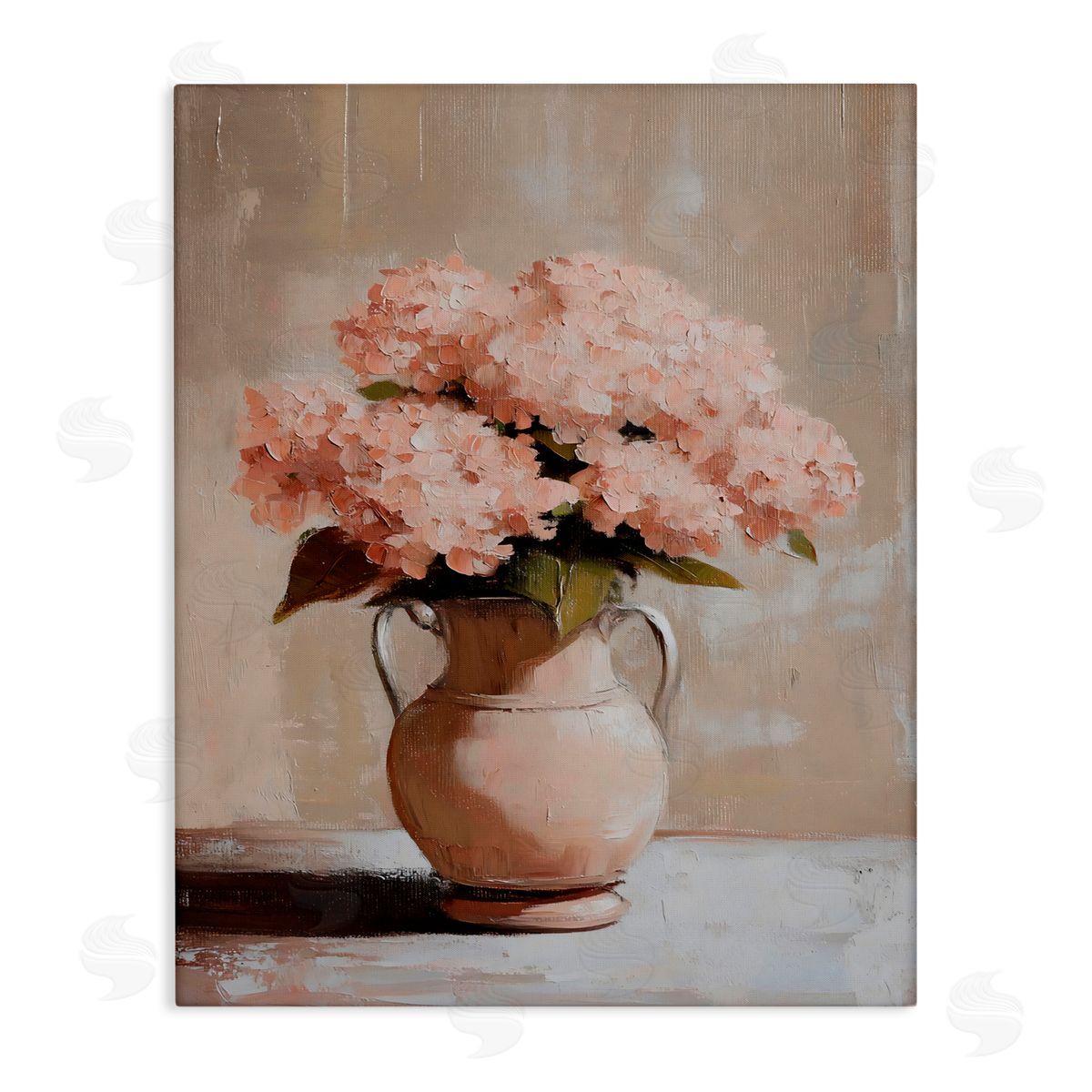Franklyn Gregory Double Handle Flower Vase Canvas Wall Art Print