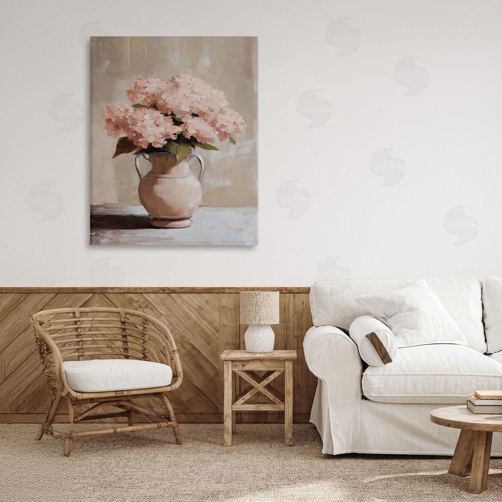 Franklyn Gregory Double Handle Flower Vase Canvas Art on Wall