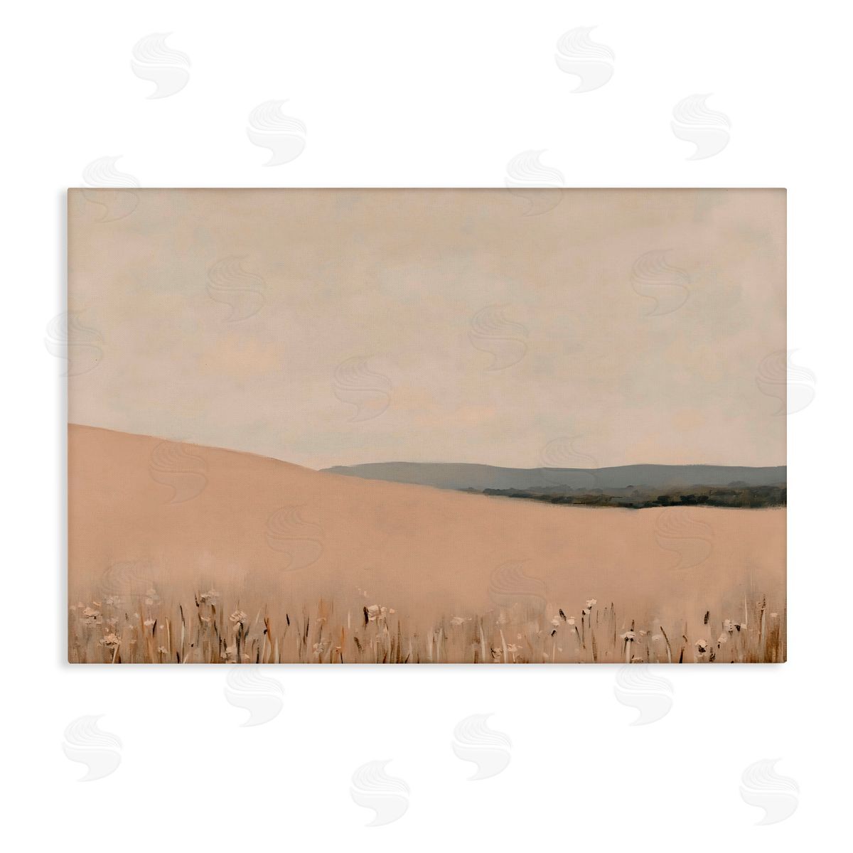 Franklyn Gregory Fields Of Blush Landscape Canvas Wall Art Print