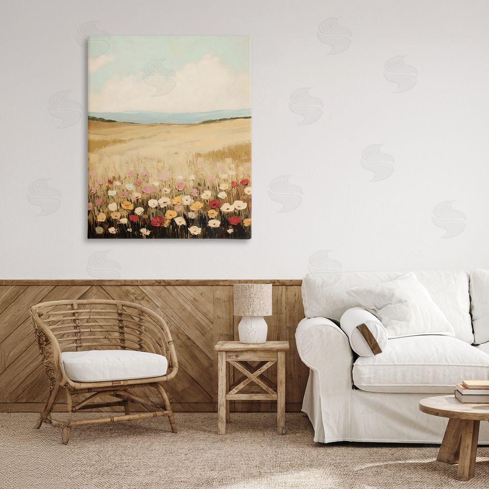 Franklyn Gregory Wildflower Dream Field Canvas Art on Wall