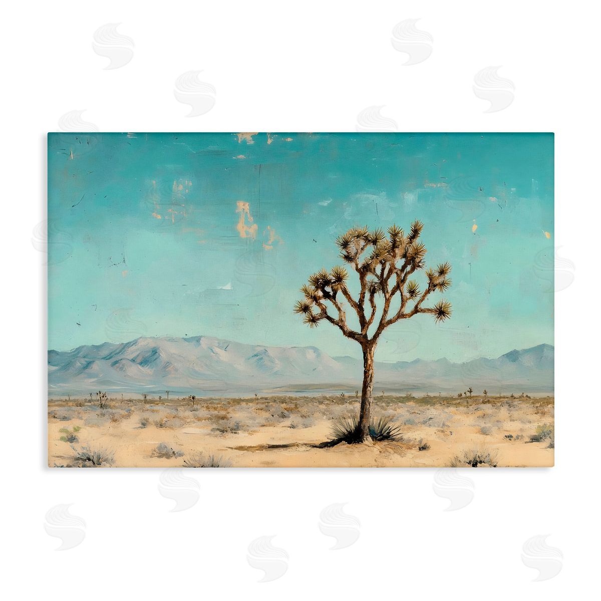 Franklyn Gregory Stretch Of Desert Expanse Canvas Wall Art Print