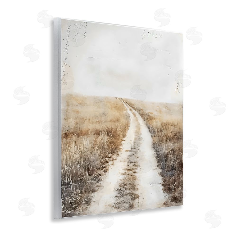 Riley B Soft Prairie Dirt Road Wall Plaque Art Print
