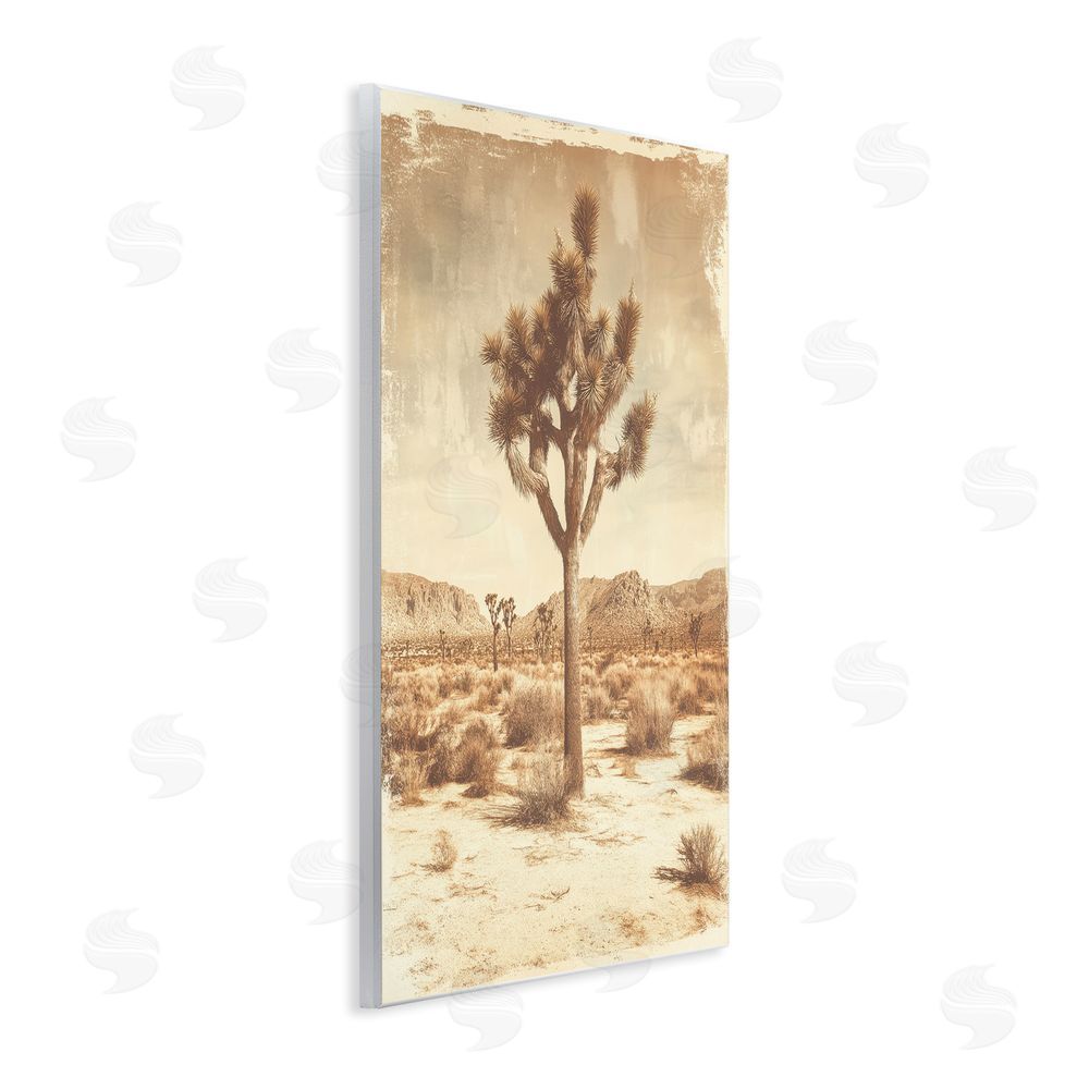 Petal Prints Design Southwest Landscape Lone Tree Wall Plaque Art Print