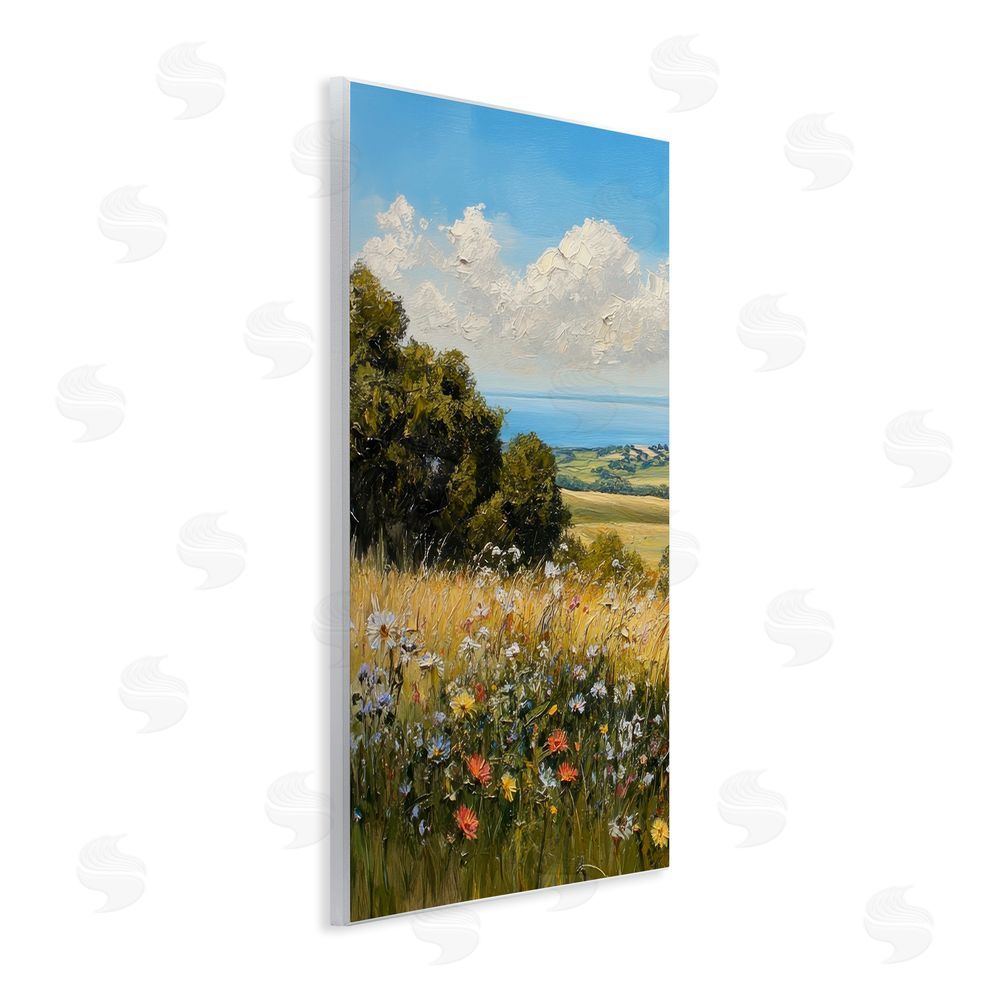 Petal Prints Design In the Distance Meadow Wall Plaque Art Print