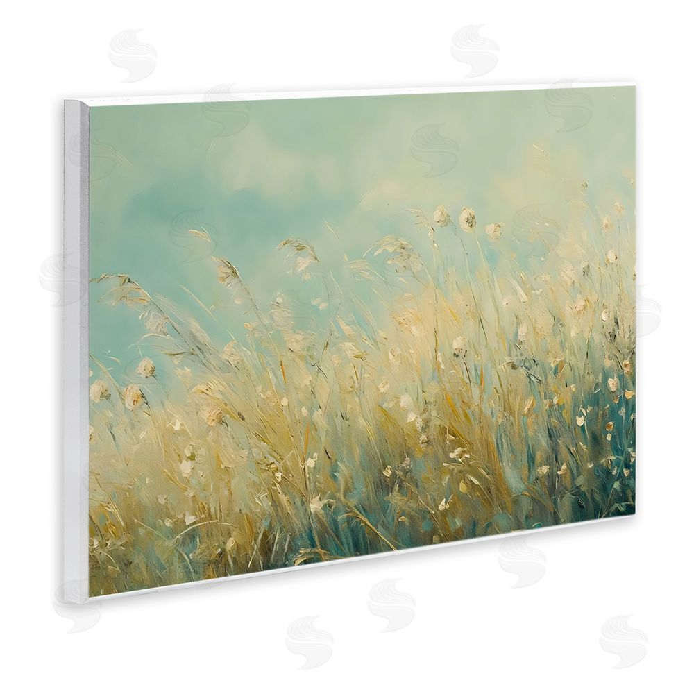 Franklyn Gregory Nature's Breeze Country Reeds Wall Plaque Art Print