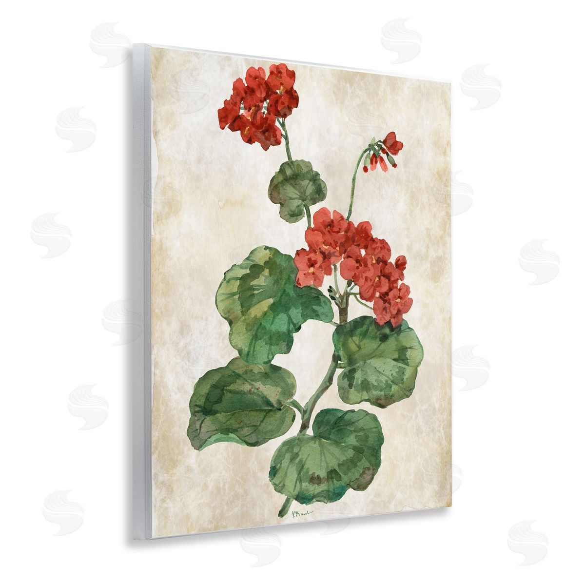 Paul Brent Floral Journal Flower Painting Wall Plaque Art Print