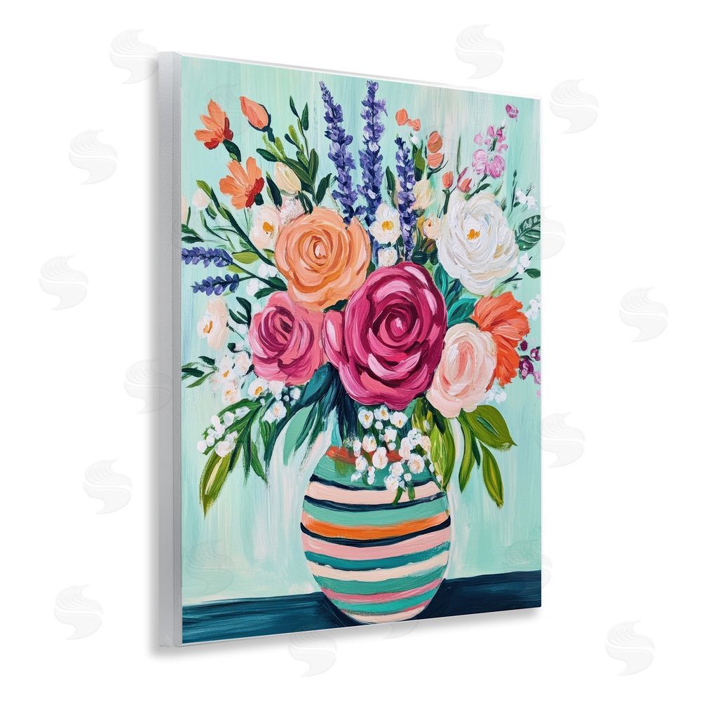 Petal Prints Design Big Bloom Abstract Bouquet Wall Plaque Art Print