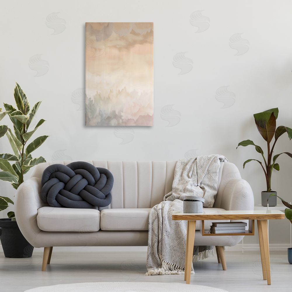 Creative Studio Calm & Soft Colors Abstract Printed Wall Art in Room