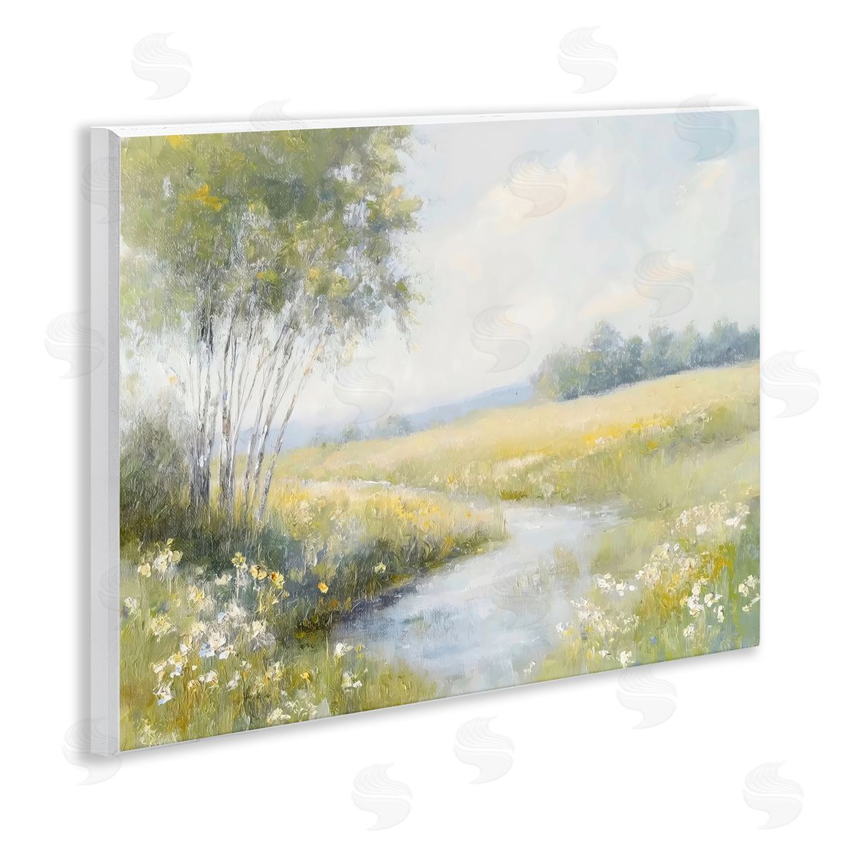 Creative Studio Tranquil River Stream Wall Plaque Art Print