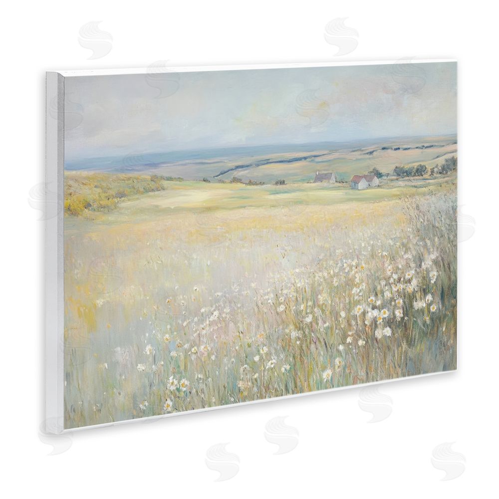Petal Prints Design Country Homes Open Landscape Wall Plaque Art Print