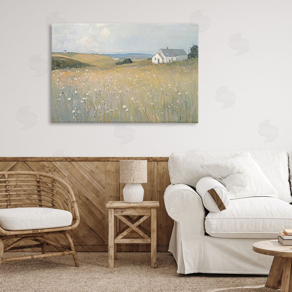Petal Prints Design Homes in the Hills Canvas Art on Wall