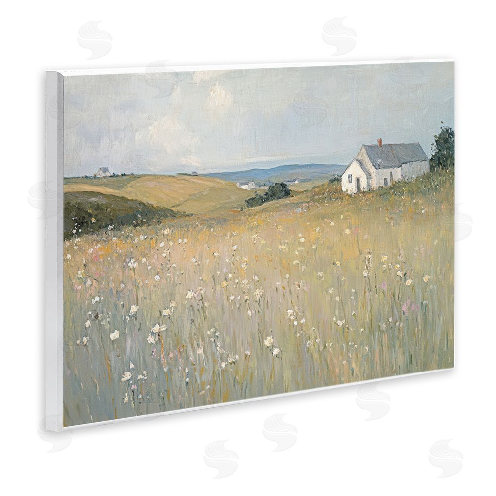 Petal Prints Design Homes in the Hills Wall Plaque Art Print