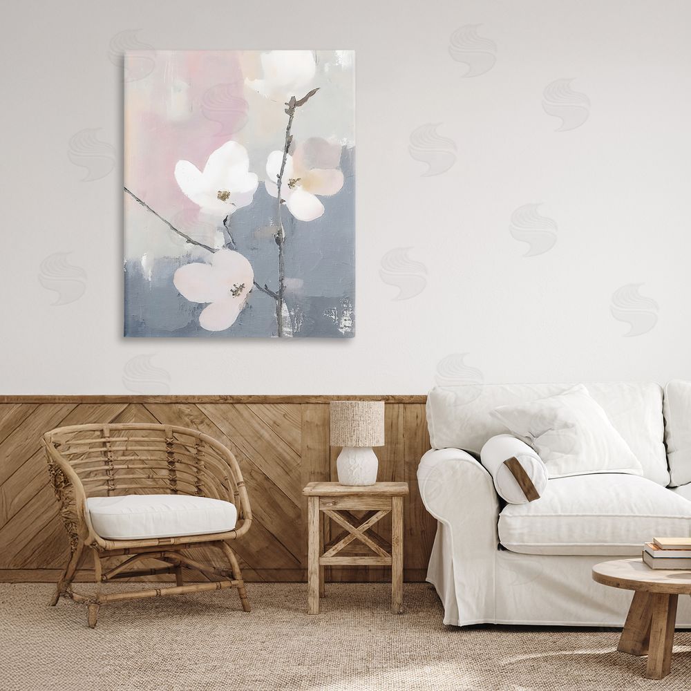Riley B Lavender Haze Sprigs Canvas Art on Wall