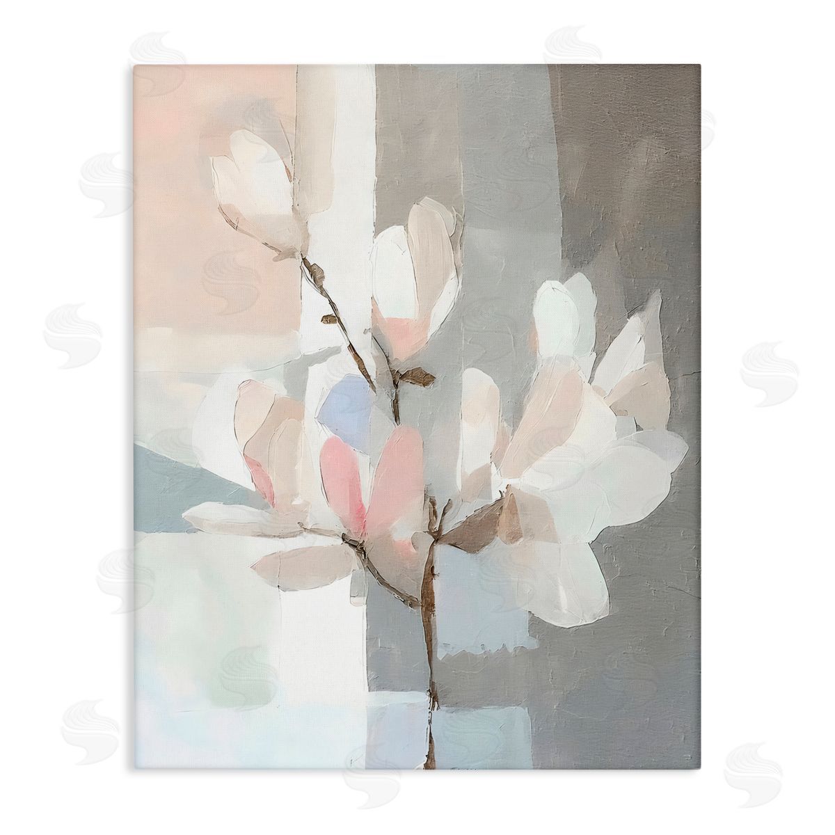 Riley B Lavender Haze Neutrals Canvas Wall Art Print