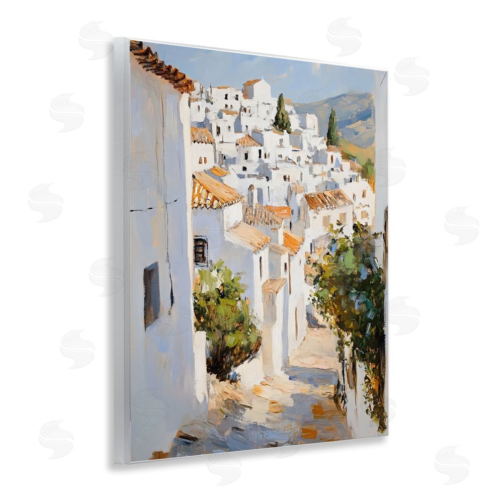 Franklyn Gregory Charming European Town Wall Plaque Art Print