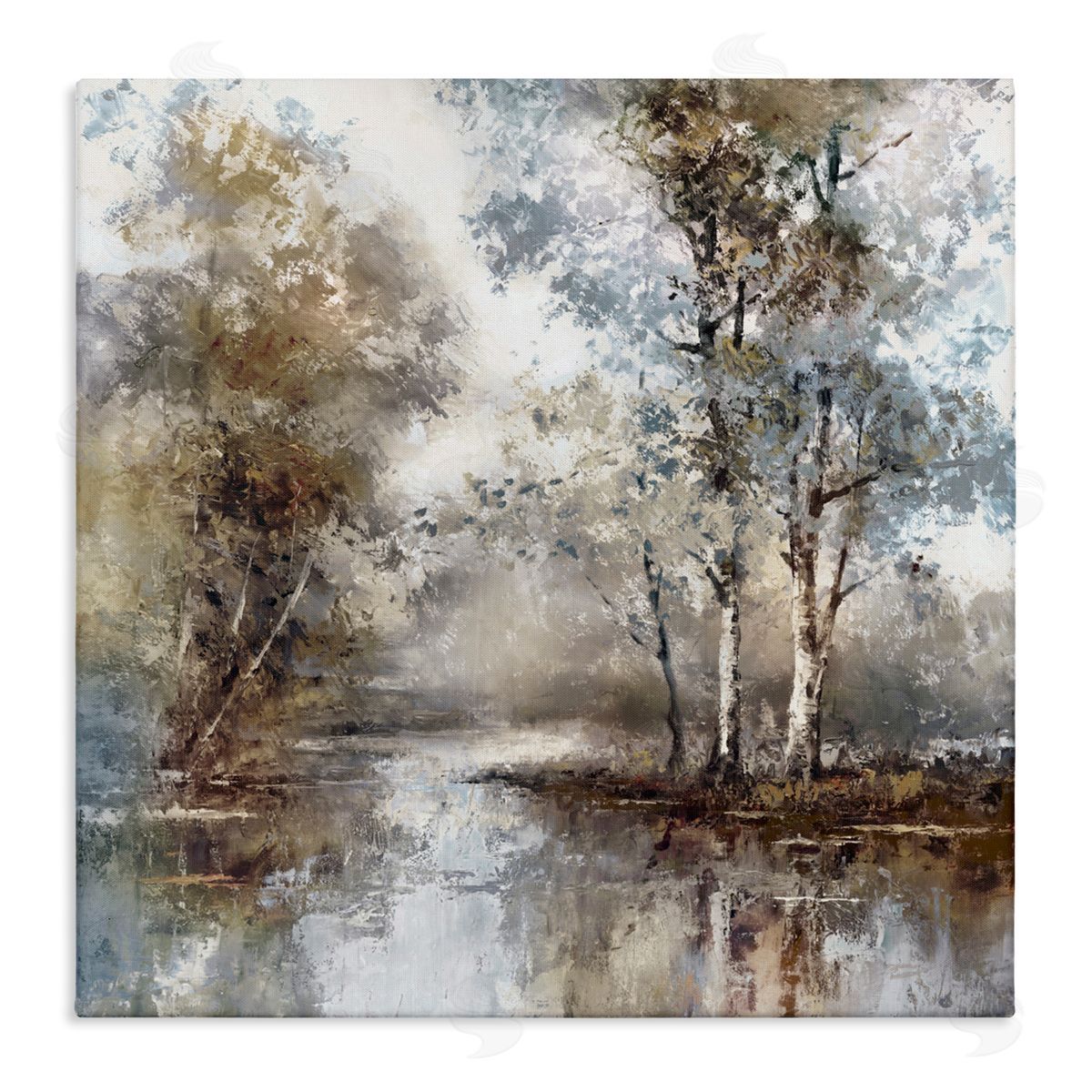 T.C. Chiu Meandering River Scene Canvas Wall Art Print
