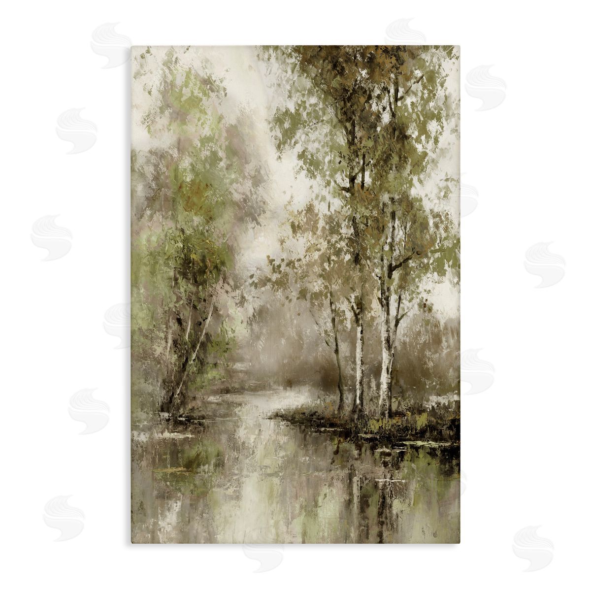 T.C. Chiu Spring Forest River Canvas Wall Art Print