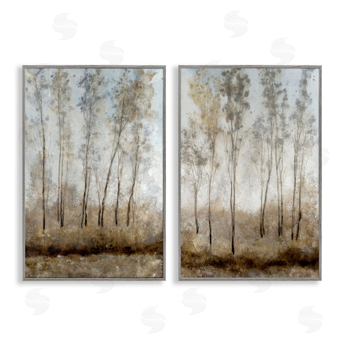Tim OToole Woodland with Natural Light Canvas Wall Art Print