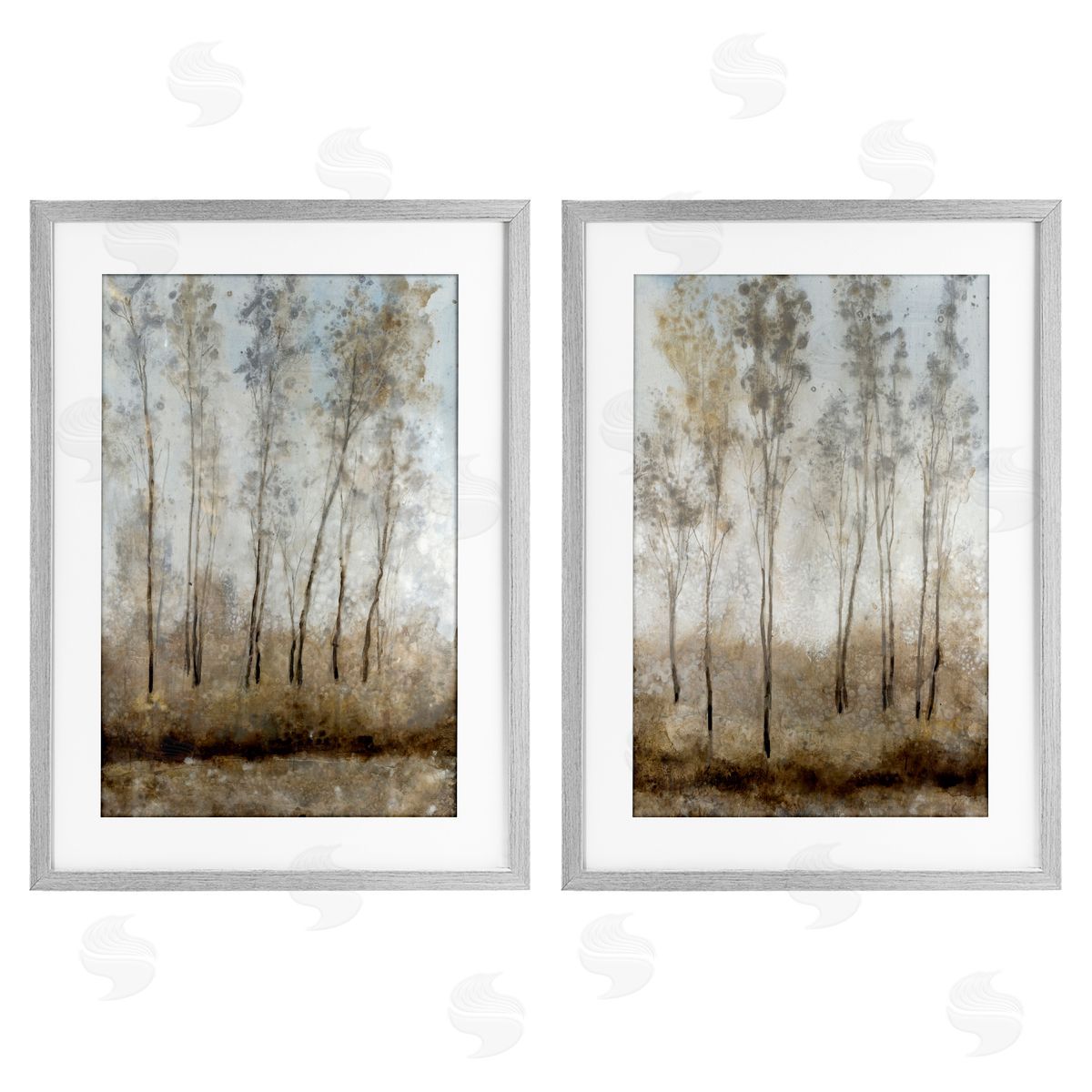 Tim OToole Woodland with Natural Light Canvas Wall Art Print