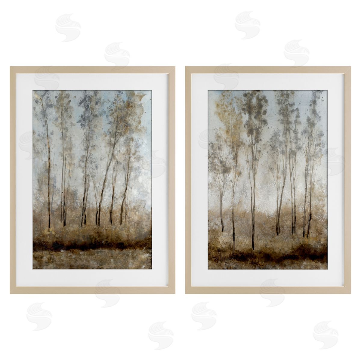 Tim OToole Woodland with Natural Light Canvas Wall Art Print
