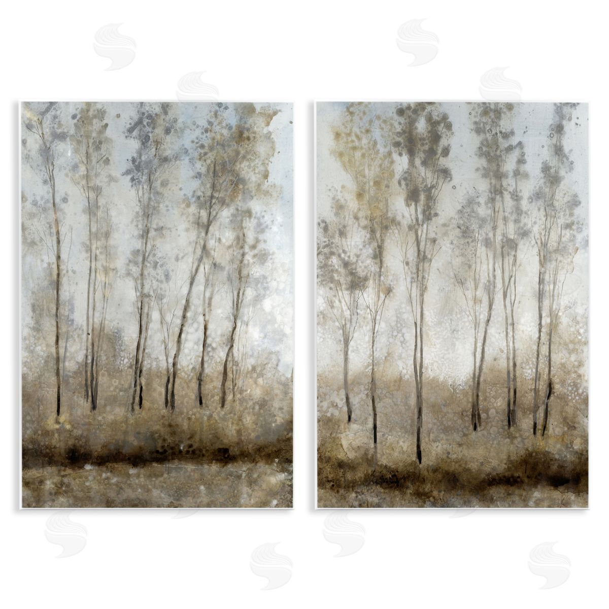 Tim OToole Woodland with Natural Light Canvas Wall Art Print
