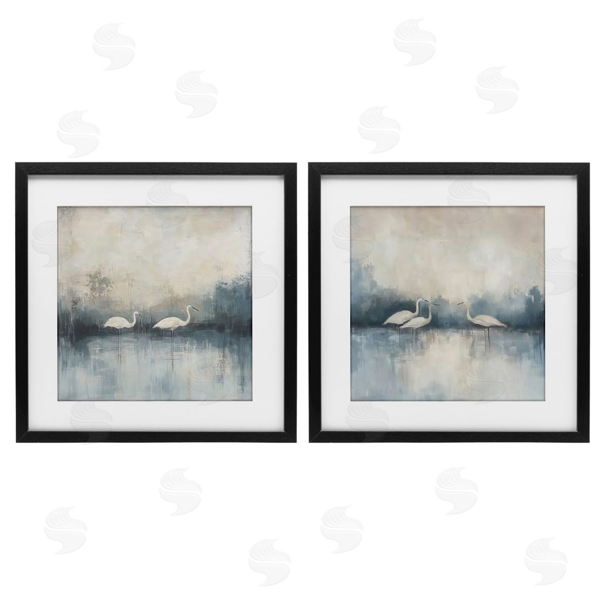 Mona Grace Still Waters And Soft Wings Canvas Wall Art Print