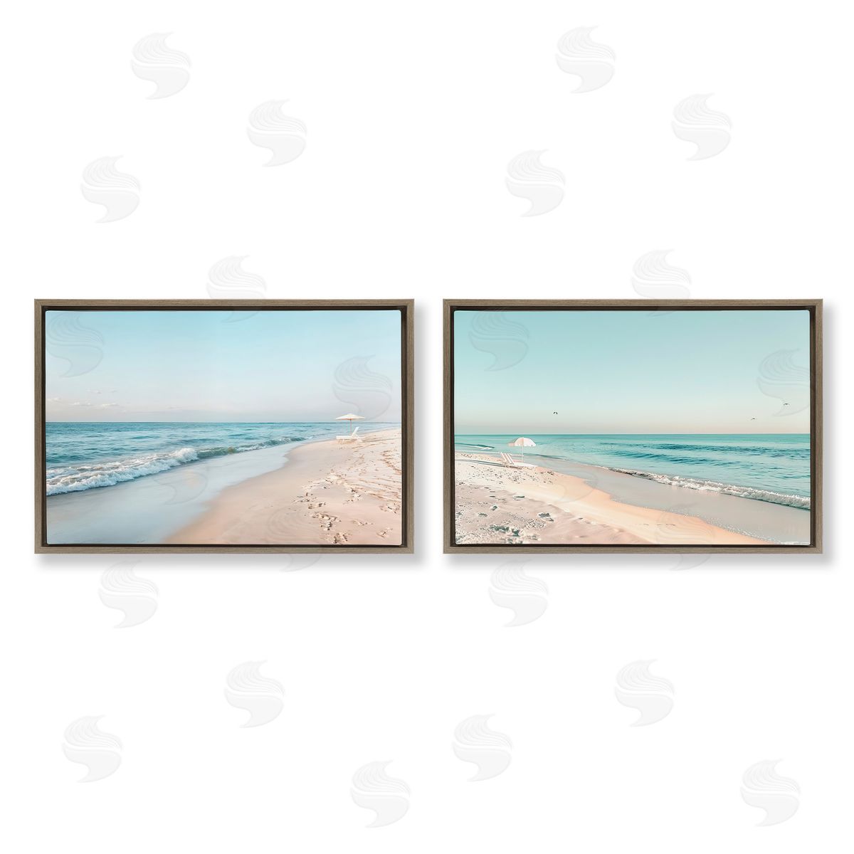 Lazar Studio Sunlit Summer Shores Canvas Wall Art Print