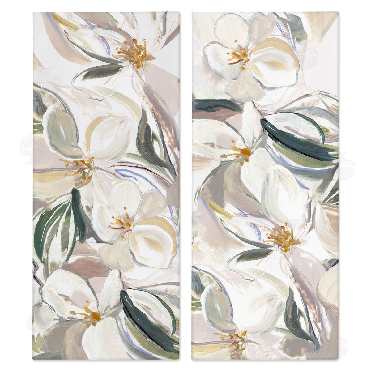 Hannah Dawson Subtle Spring Blooms Assortment Canvas Wall Art Print