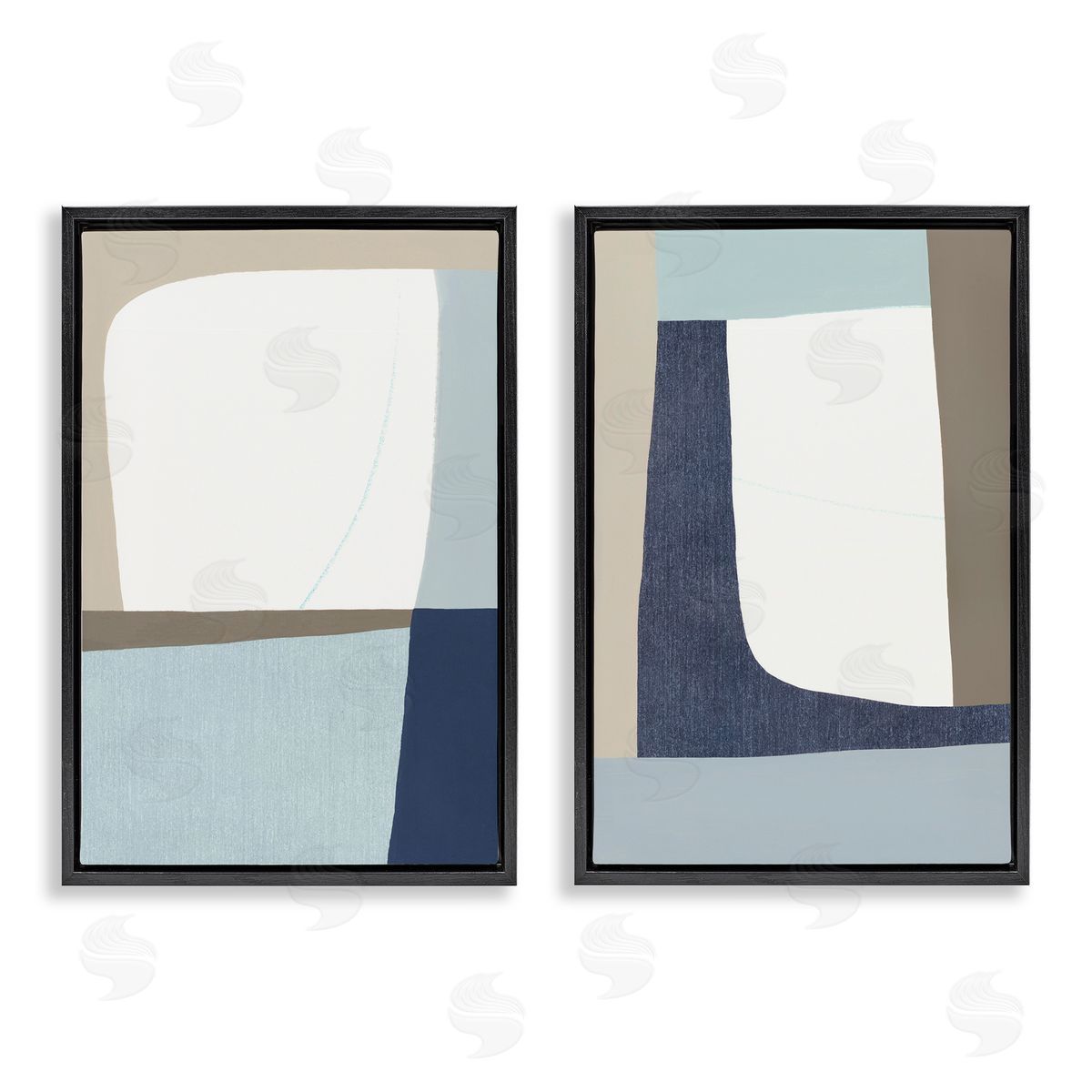 Hannah Dawson Minimal Natural Flow Canvas Wall Art Print
