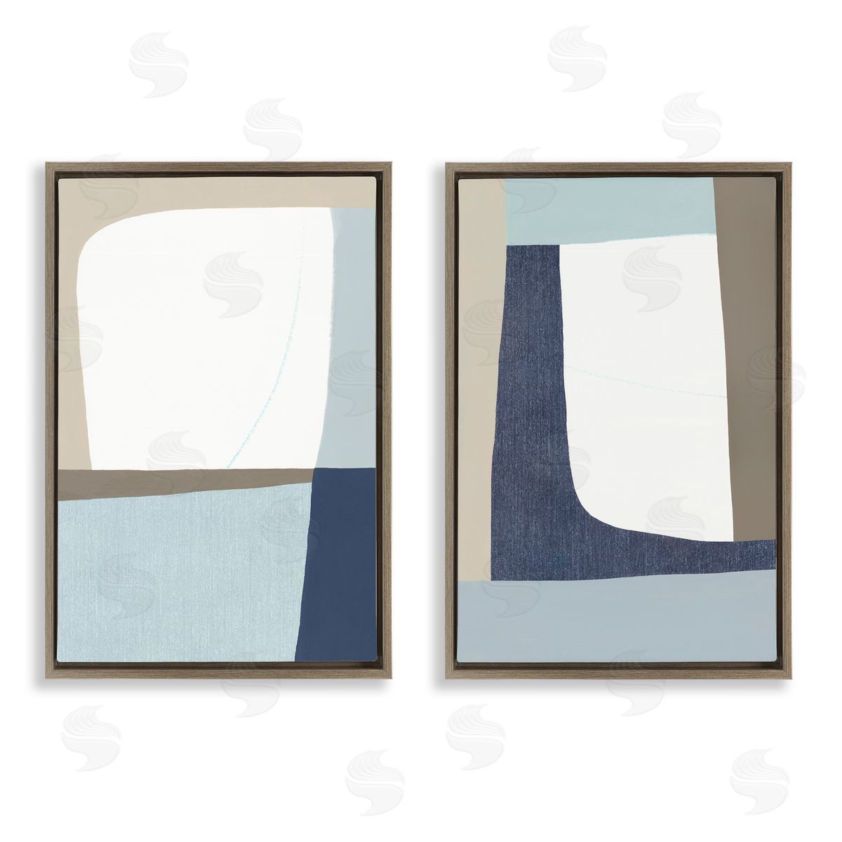 Hannah Dawson Minimal Natural Flow Canvas Wall Art Print