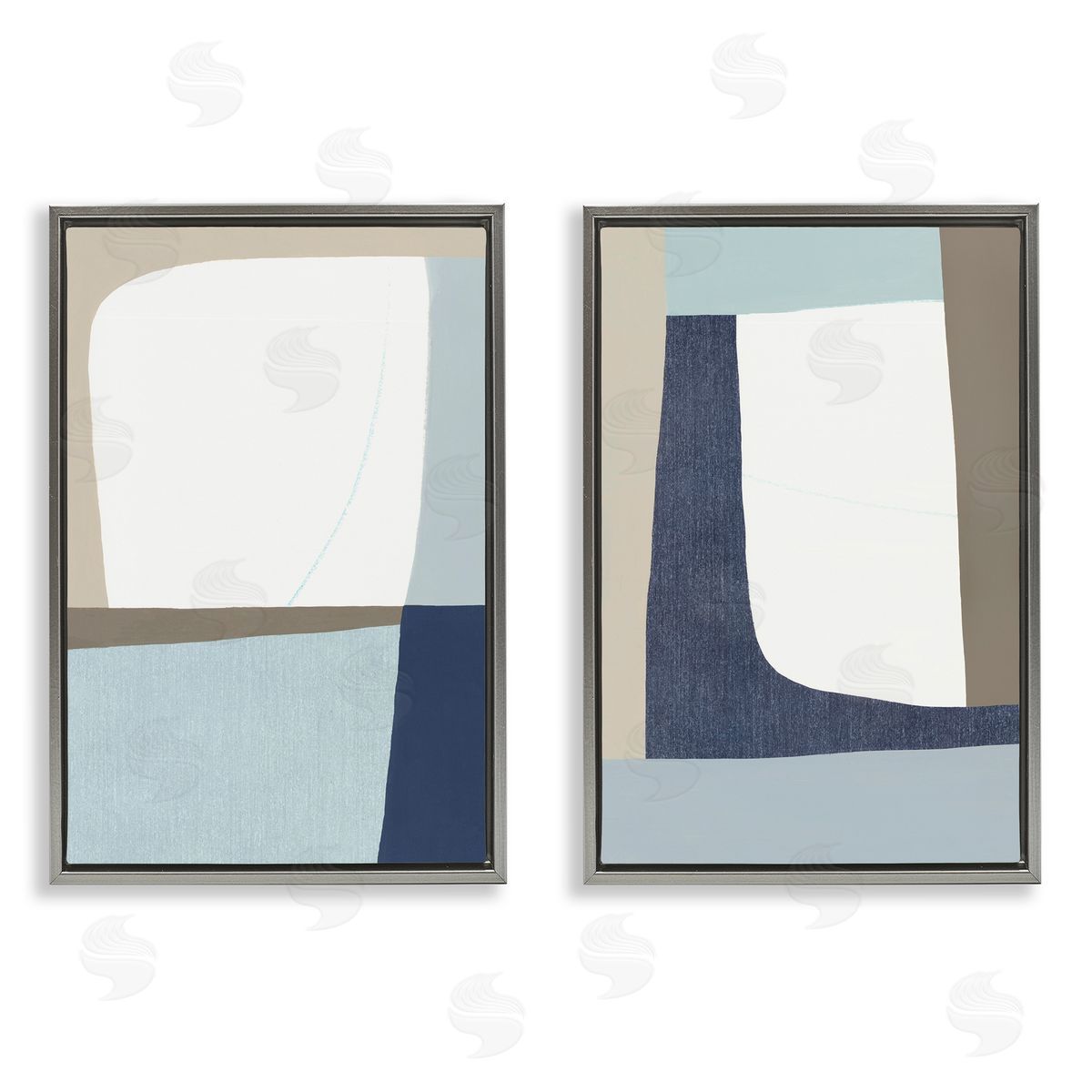 Hannah Dawson Minimal Natural Flow Canvas Wall Art Print