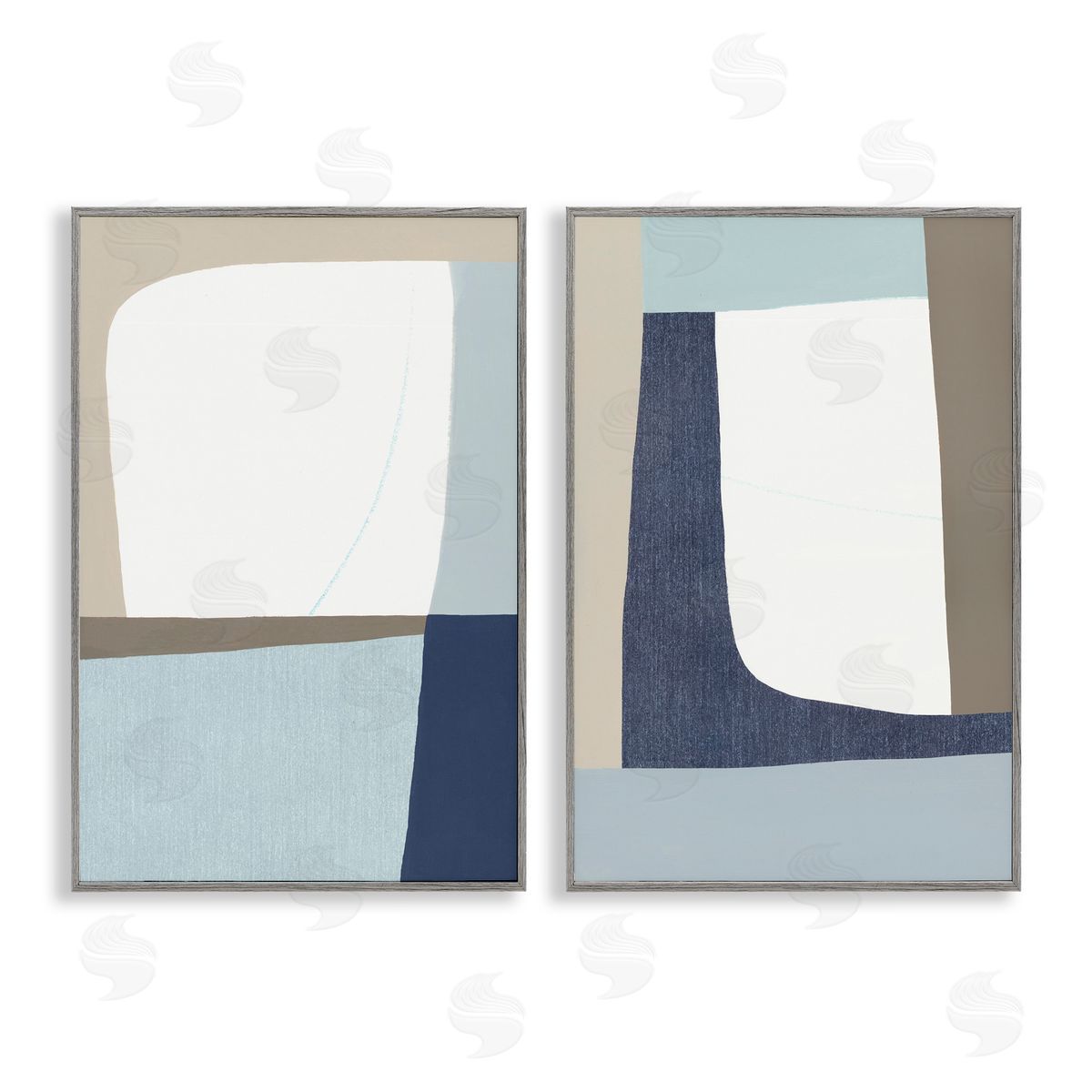 Hannah Dawson Minimal Natural Flow Canvas Wall Art Print