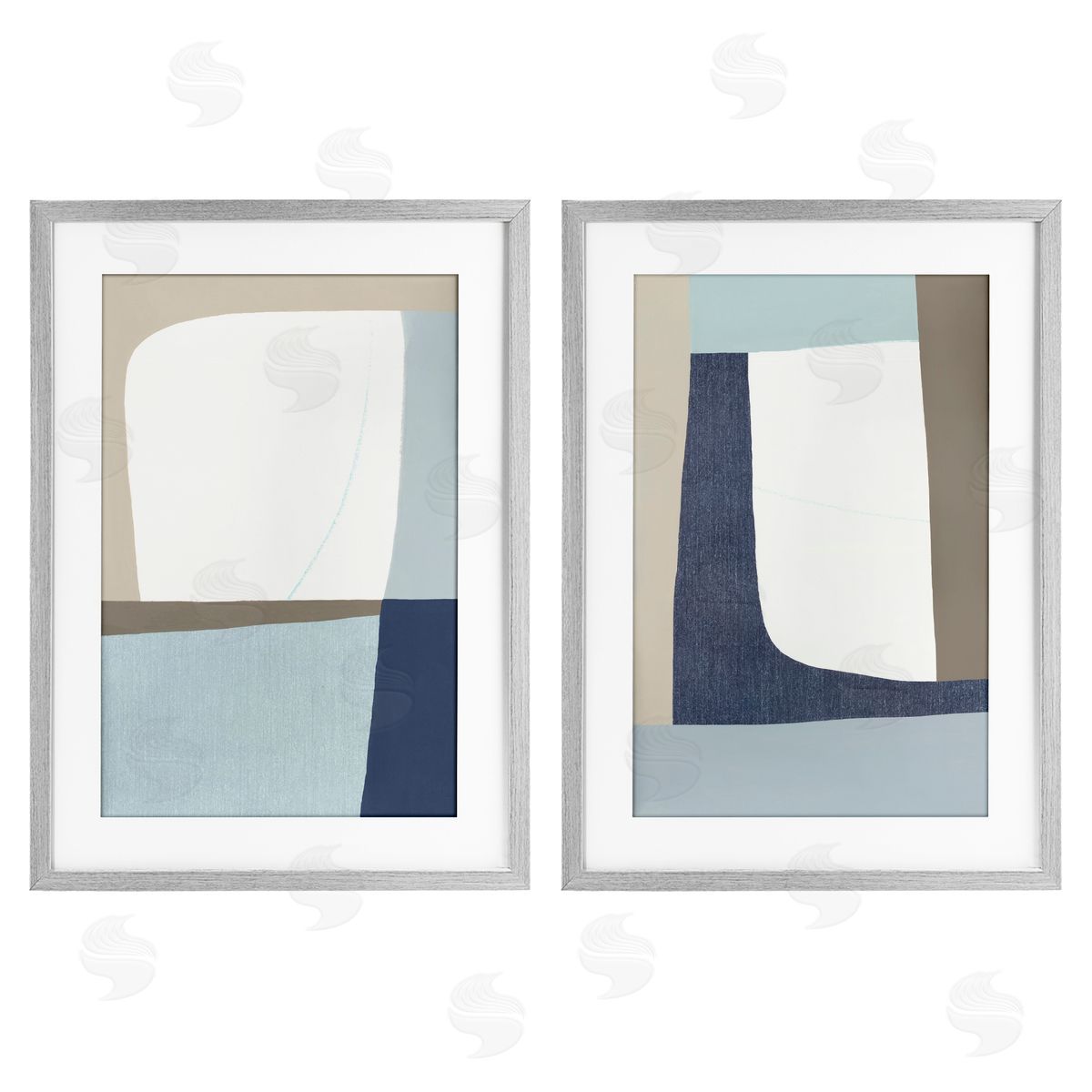 Hannah Dawson Minimal Natural Flow Canvas Wall Art Print