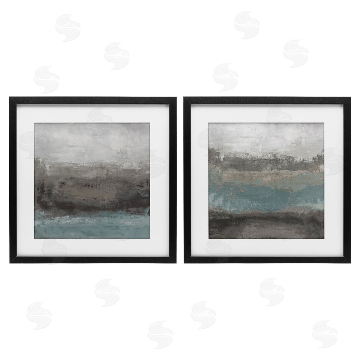 Hannah Dawson Dark Earth & Sea Canvas Wall Art Print