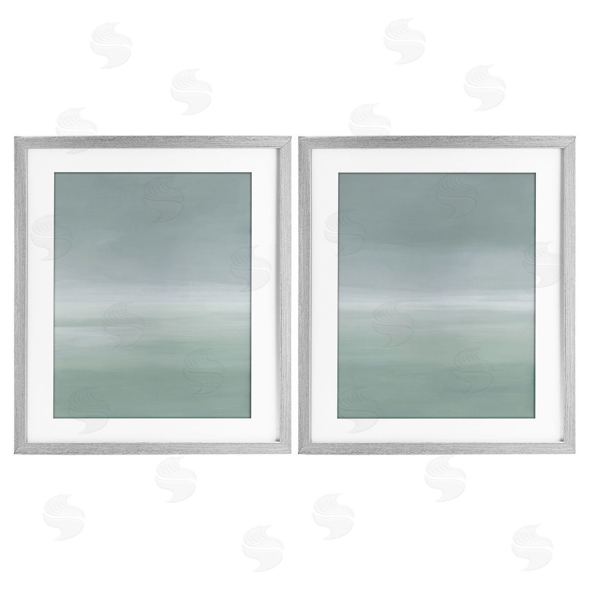 Grace Popp Hampton Mist Gradient Canvas Wall Art Print