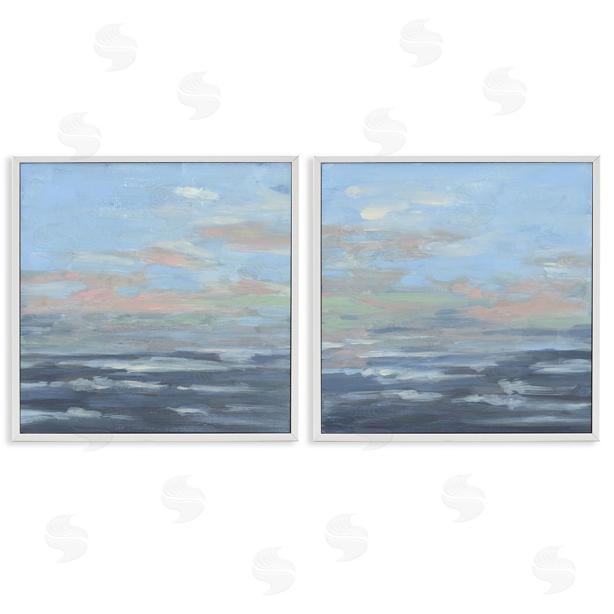 June Erica Vess Abstract Ocean Romance Canvas Wall Art Print