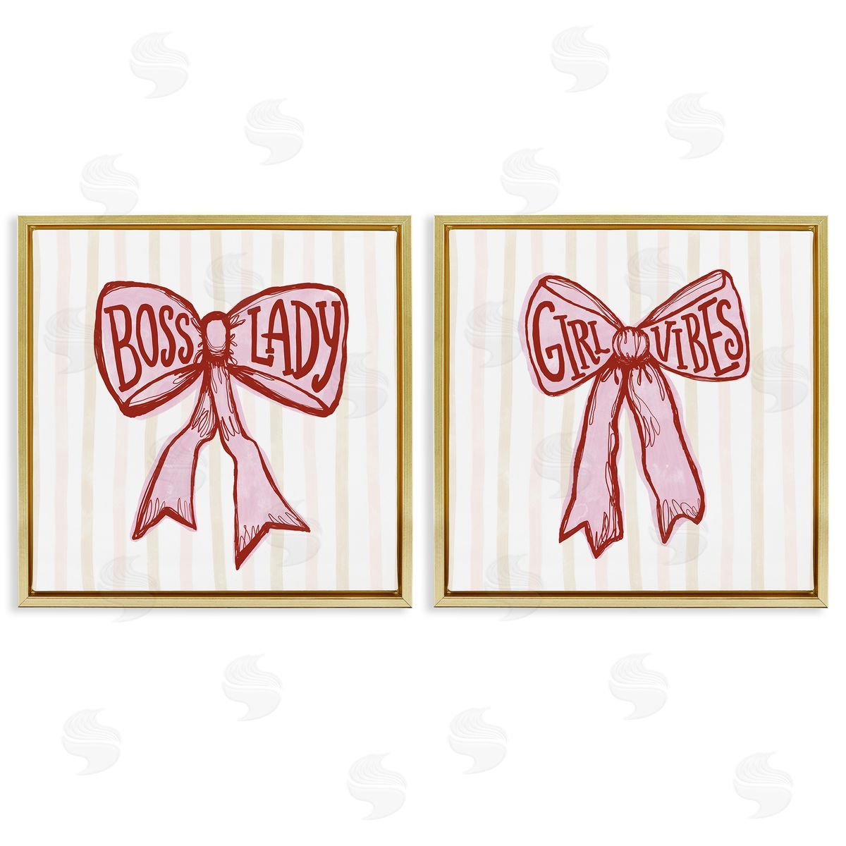 Connie Summers Boss Lady Girl Vibes Ribbons Canvas Wall Art Print