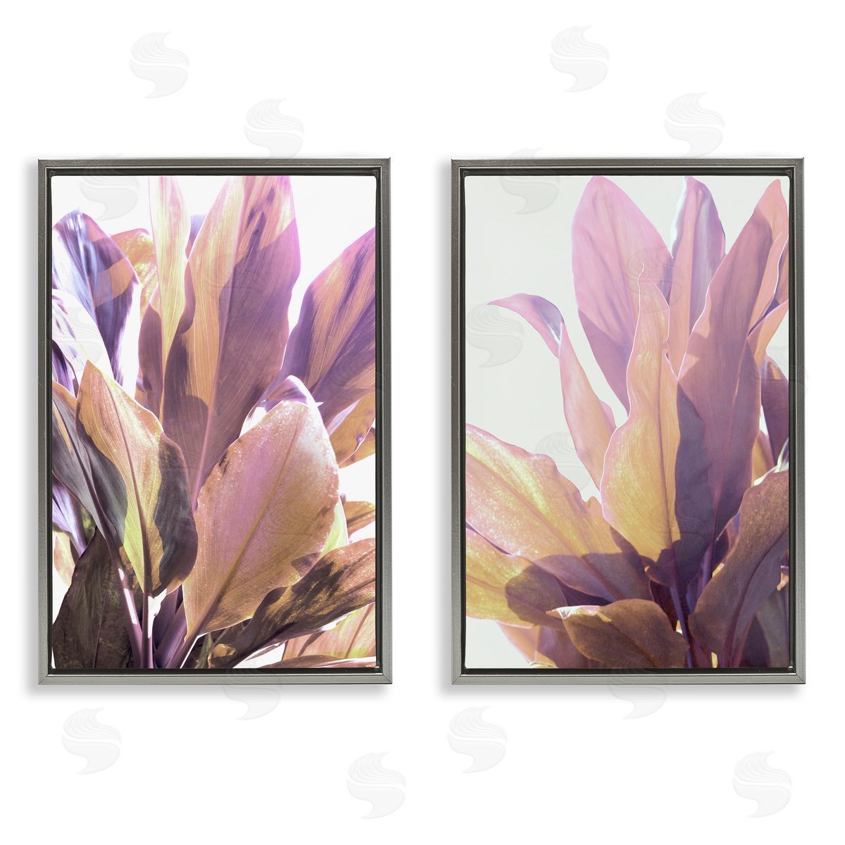 Gemma Bardot Sunlit Tropical Leaves Canvas Wall Art Print