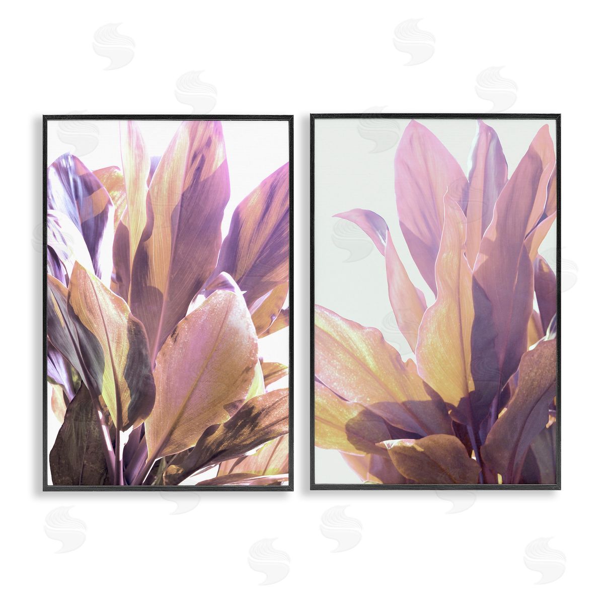 Gemma Bardot Sunlit Tropical Leaves Canvas Wall Art Print