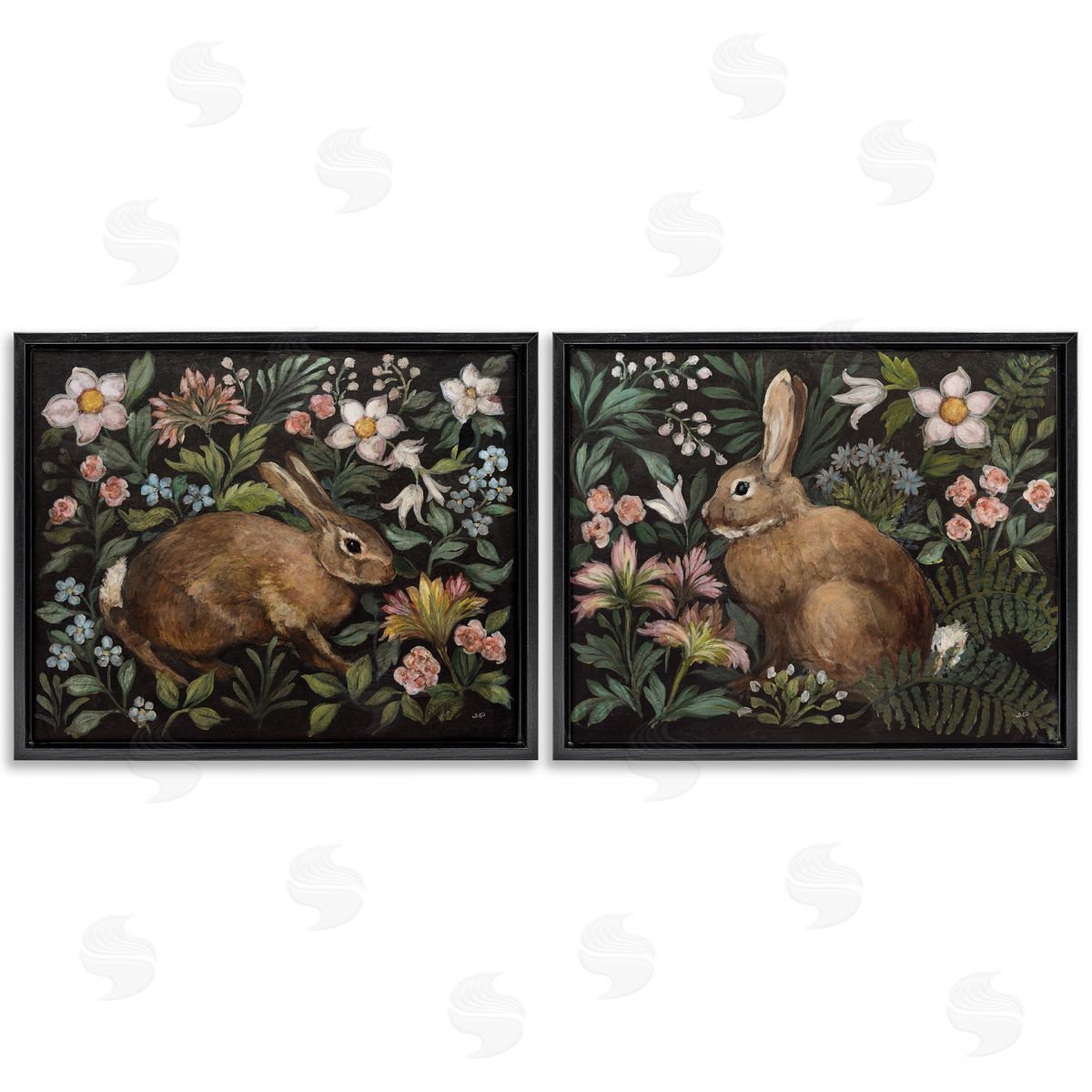 Julia Purinton Flora And Fauna Garden Canvas Wall Art Print