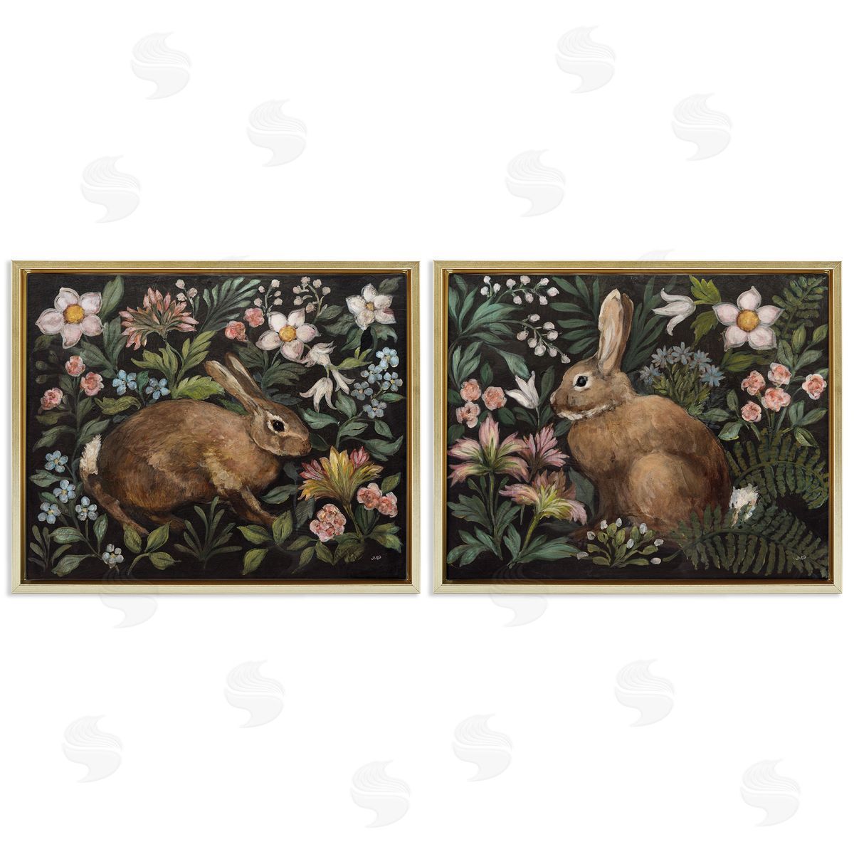 Julia Purinton Flora And Fauna Garden Canvas Wall Art Print