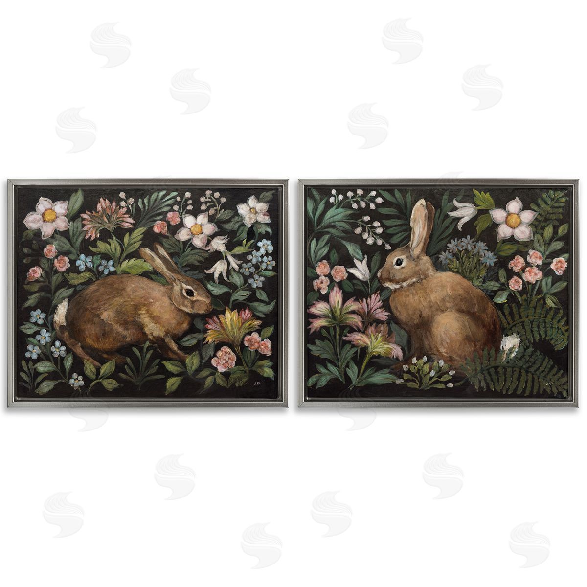 Julia Purinton Flora And Fauna Garden Canvas Wall Art Print