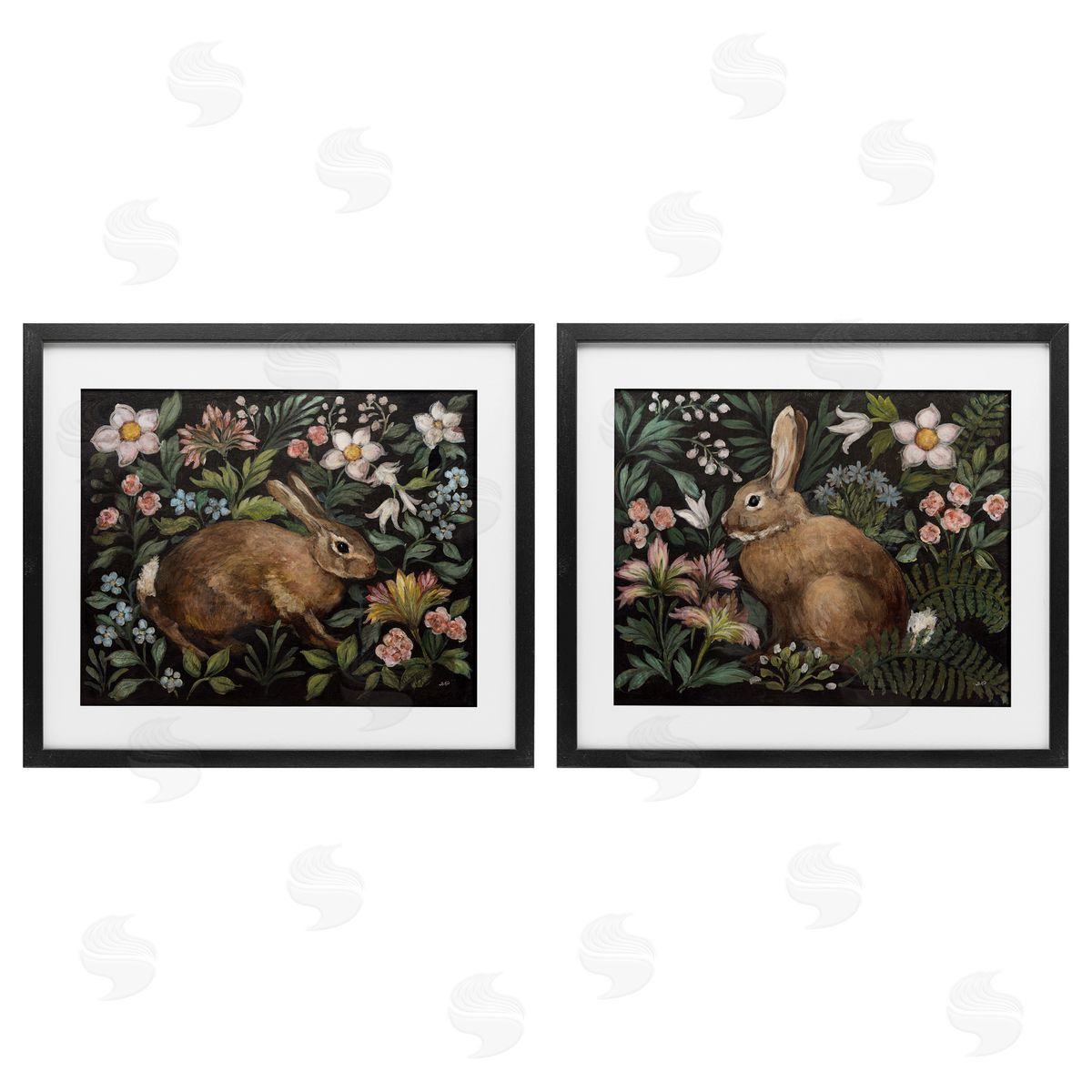Julia Purinton Flora And Fauna Garden Canvas Wall Art Print