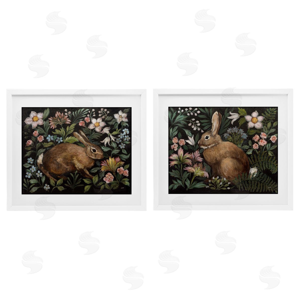 Julia Purinton Flora And Fauna Garden Canvas Wall Art Print