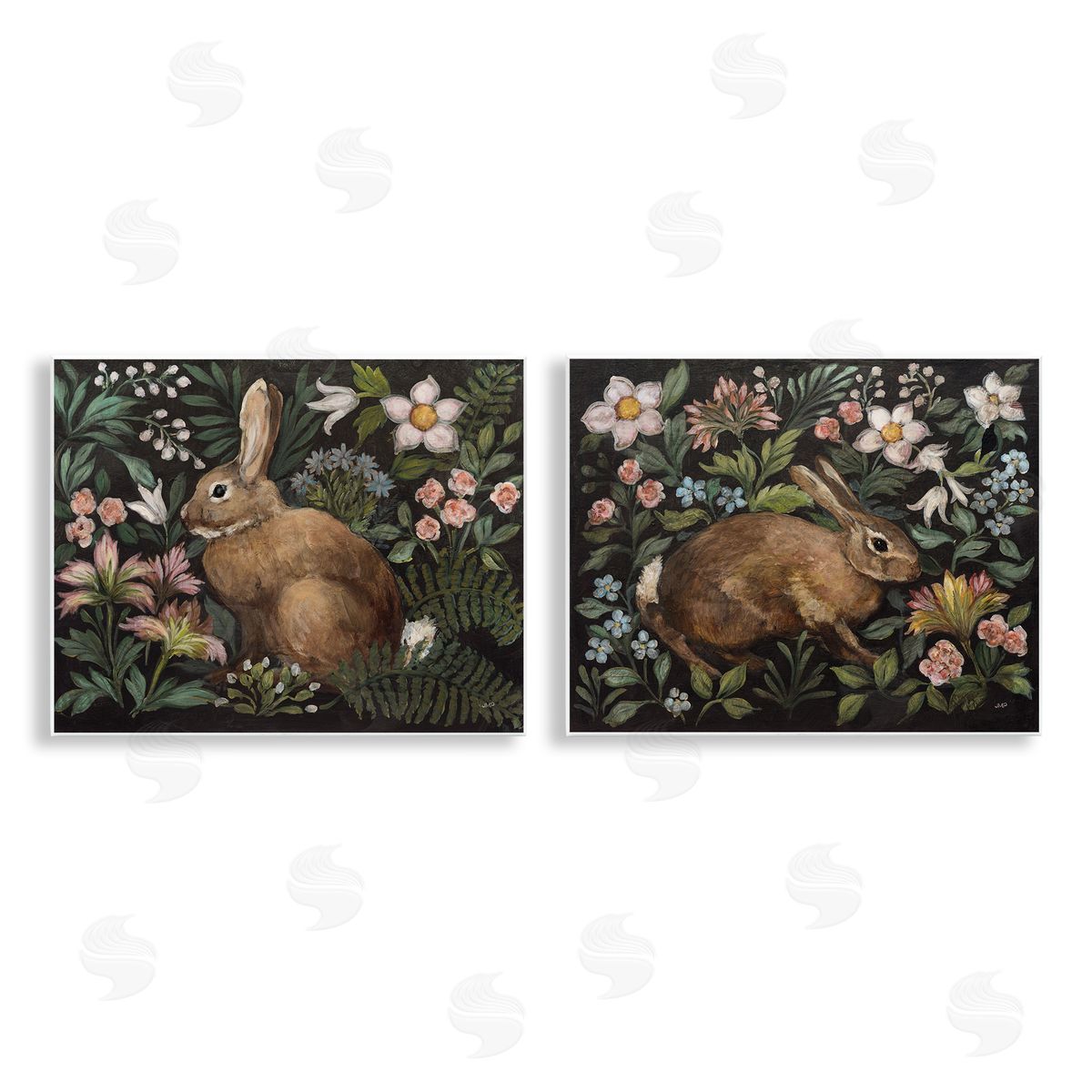 Julia Purinton Flora And Fauna Garden Canvas Wall Art Print