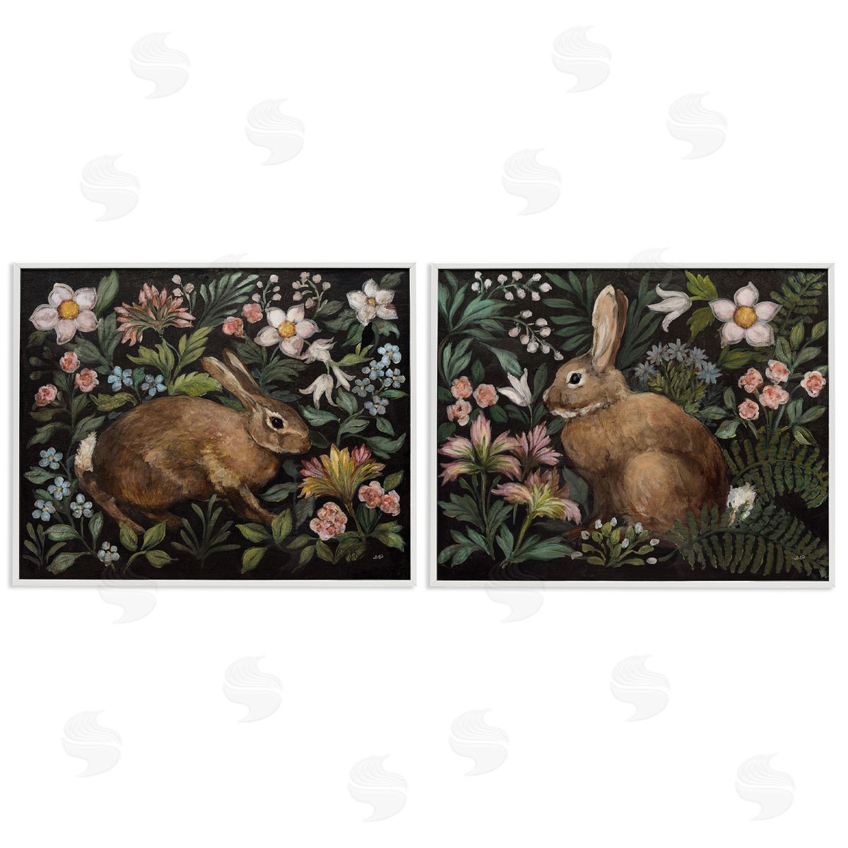 Julia Purinton Flora And Fauna Garden Canvas Wall Art Print