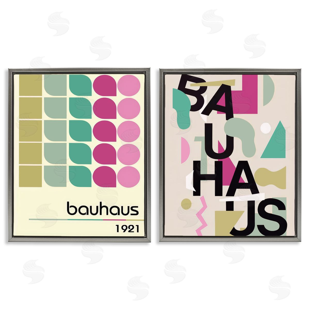 Annabelle Hall Vintage 1921 Bauhaus Design Canvas Wall Art Print