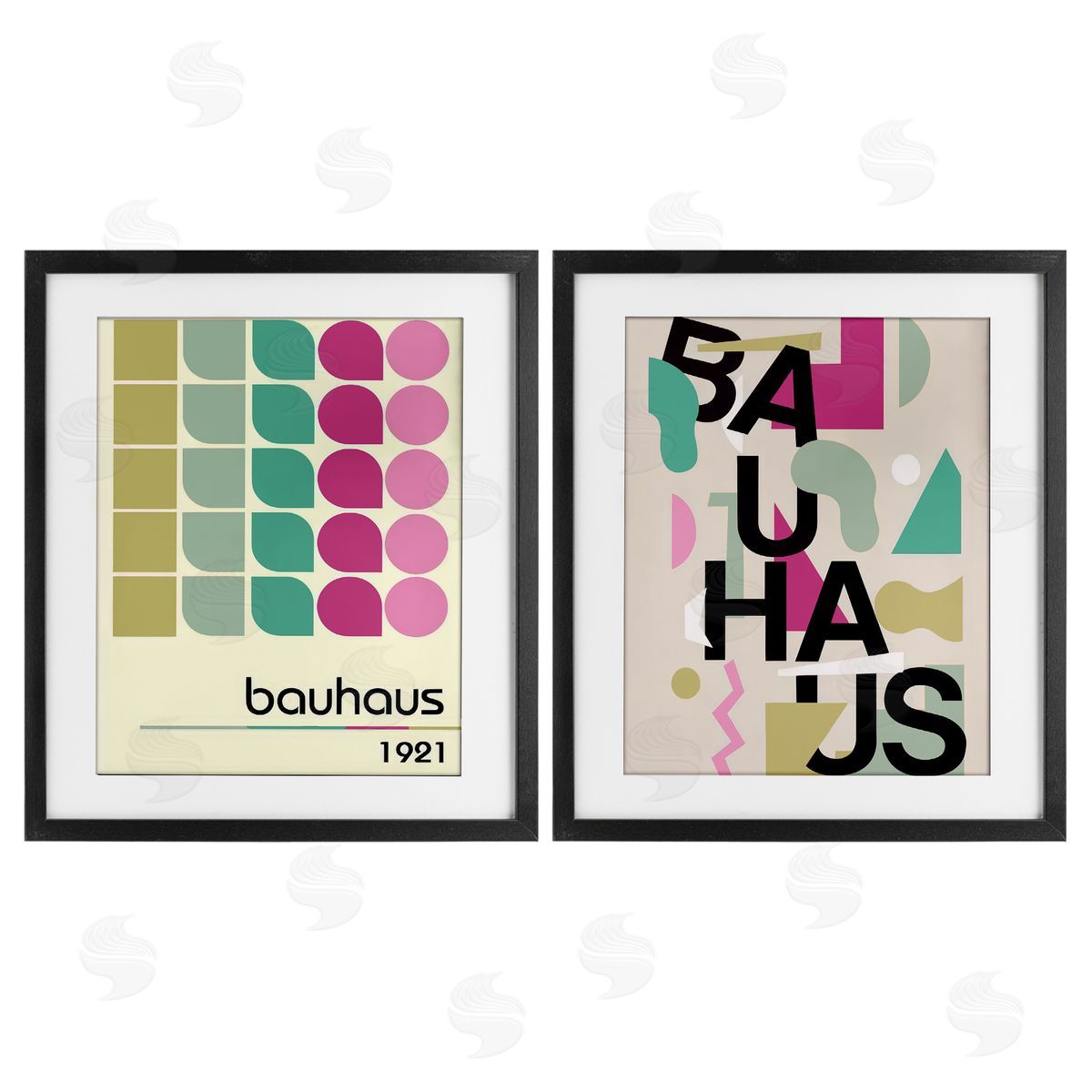 Annabelle Hall Vintage 1921 Bauhaus Design Canvas Wall Art Print