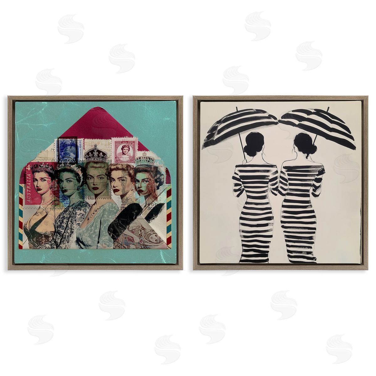 Annabelle Hall Postal Glam & Fashionistas Canvas Wall Art Print